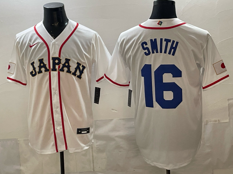 Men 2026 World Cub USA16 Smith white Nike MLB Jersey 006